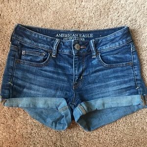 American Eagle Jean Shorts Size 4